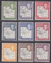 Click for more photos and details Falkland Islands Dependencies 1946-49 KGVI Thick Map / Thin Map Selection Mint