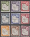 Click for more photos and details Falkland Islands Dependencies 1948 KGVI Thin Map Set Mint SG G9-G16 cat £100