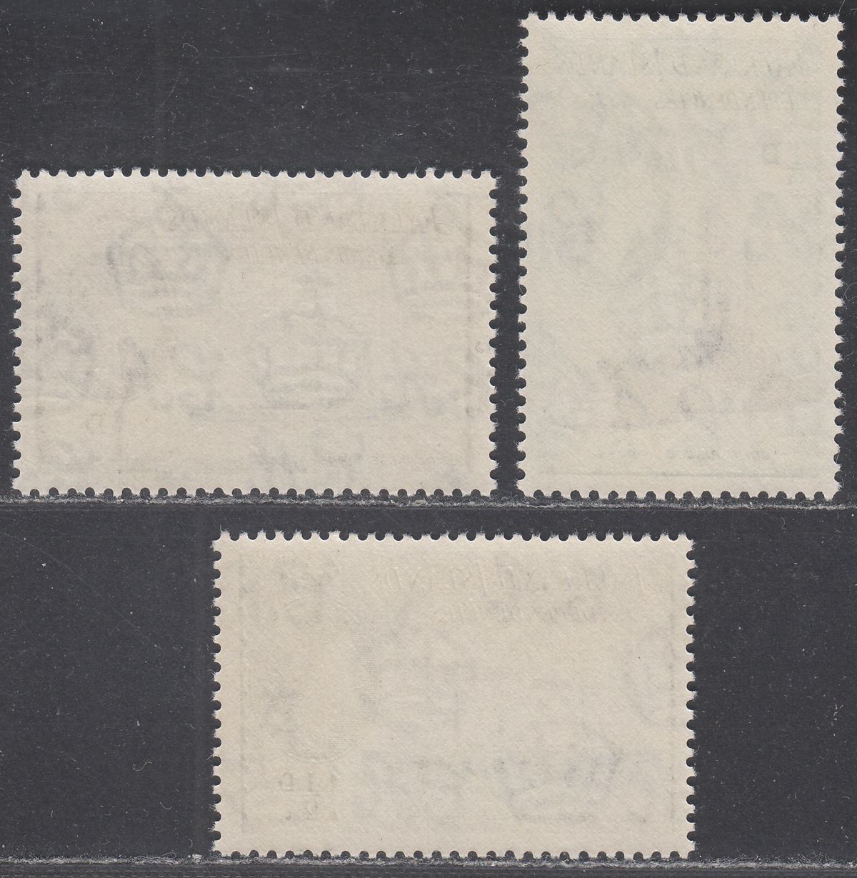 Falkland Islands Dependencies 1962 ½d, 1d, 1½d De La Rue Mint SG G26a-28a