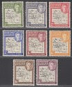 Falkland Islands Dependencies 1946 KGVI Thick Map Set Mint SG G1-G8 cat £14
