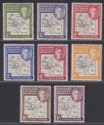 Click for more photos and details Falkland Islands Dependencies 1946 KGVI Thick Map Set Mint SG G1-G8 cat £14
