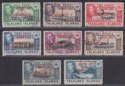 Click for more photos and details Falkland Islands Dependencies 1944 KGVI Graham Land Overprint Set Used SG A1-A8