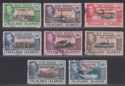 Click for more photos and details Falkland Islands Dependencies 1944 KGVI Sth Shetlands Overprint Set Used SG D1-8