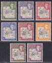 Falkland Islands Dependencies 1946 KGVI SPECIMEN Set Mint SG G1s-G8s cat £1100