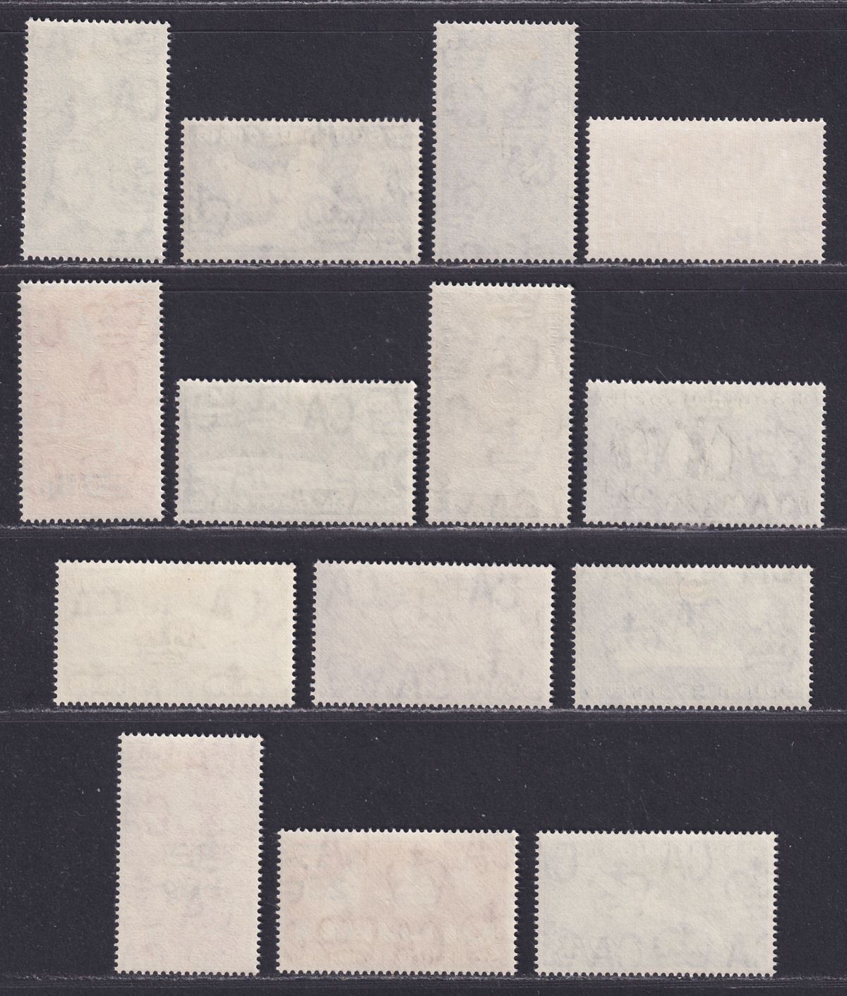 South Georgia 1971 QEII Decimal Surcharge Set Mint SG18-31a cat £60