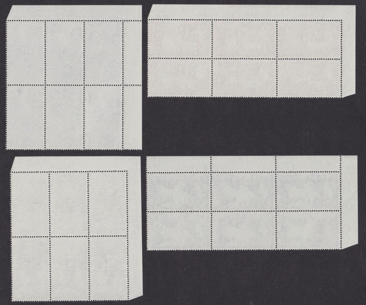 South Georgia 1977 QEII Decimal Surcharge Block Part Set to 50p UM Mint