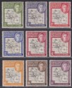 Falkland Islands Dependencies 1946 KGVI Thick Map Set Mint SG G1-G8 cat £14