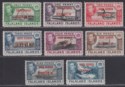 Falkland Islands Dependencies 1944 KGVI South Georgia Overprint Set Mint SG B1-8