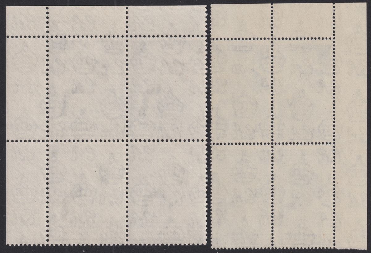 Falkland Islands Dependencies 1948 KGVI Royal Silver Wedding Blks Mint SG G19-20