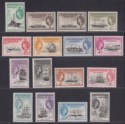 Falkland Islands Dependencies 1954 QEII Ships Set Mint SG G26-G40 cat £225