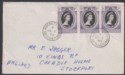 Falkland Islands Dependencies 1954 QEII 1d Used Cover w ADMIRALITY BAY Postmark