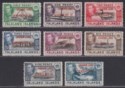 Falkland Islands Dependencies 1944 KGVI Graham Land Overprint Set Used SG A1-A8