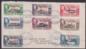Falkland Islands Dependencies 1945 KGVI South Georgia Opt Set Used Cover SGB1-B8