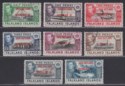 Falkland Islands Dependencies 1944 KGVI Sth Shetlands Overprint Set Used SG D1-8