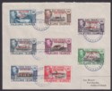 Falkland Islands Dependencies 1944 KGVI Sth Shetlands Opt Set Used Cover SG D1-8