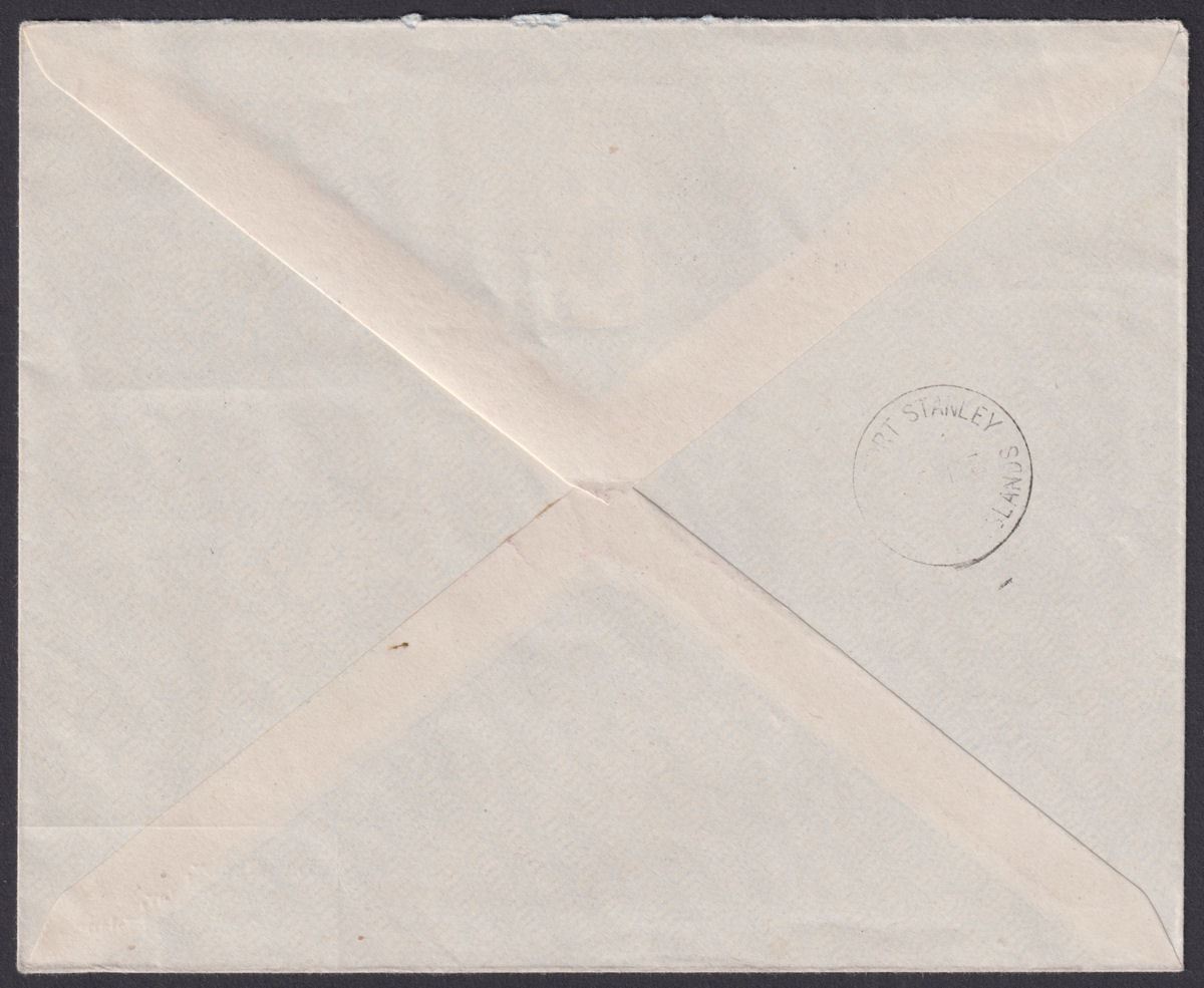 Falkland Islands Dependencies 1944 KGVI Sth Shetlands Opt Set Used Cover SG D1-8