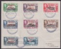 Falkland Islands Dependencies 1945 KGVI Sth Orkneys Opt Set Cover Used SG C1-8