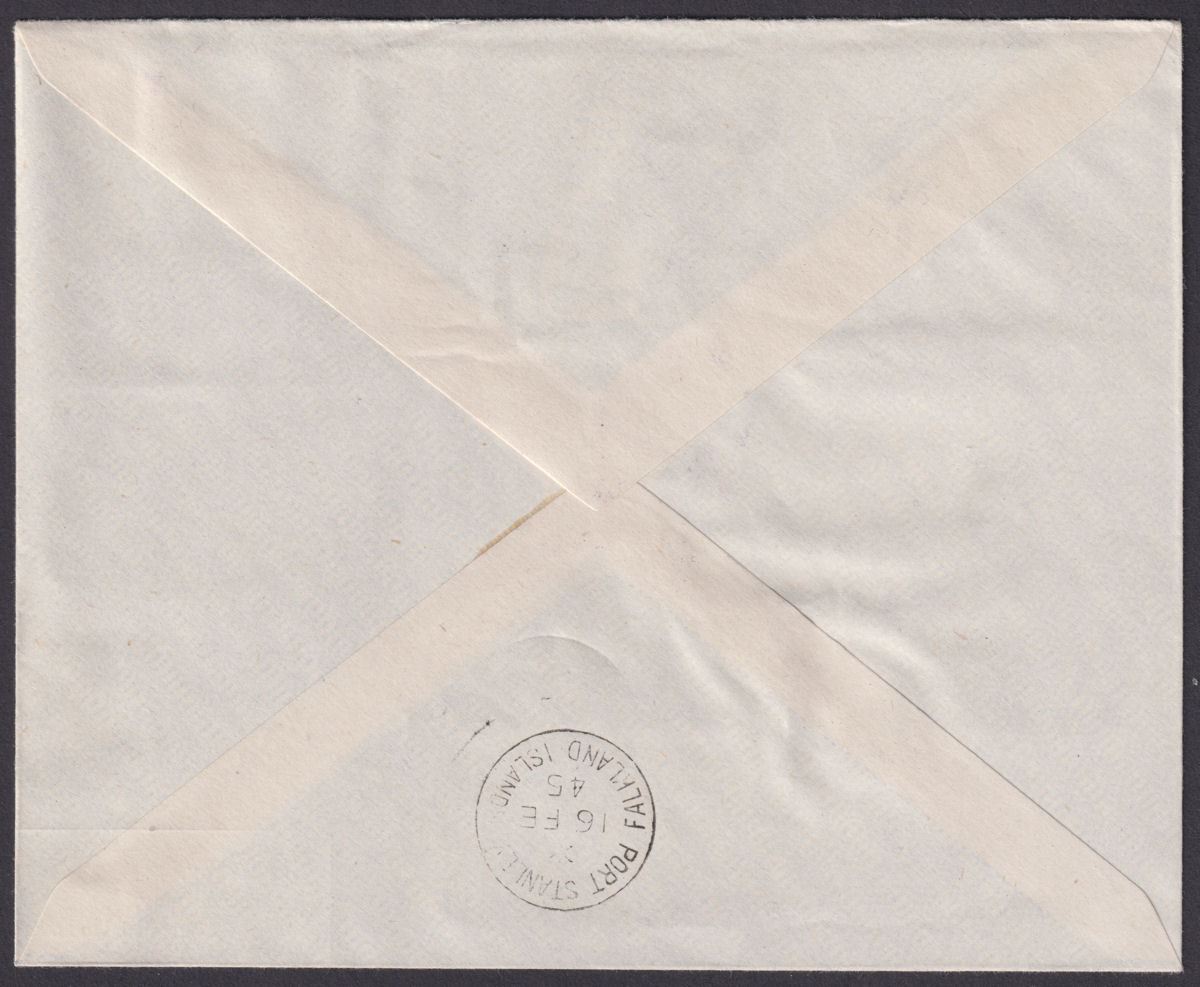 Falkland Islands Dependencies 1945 KGVI Sth Orkneys Opt Set Cover Used SG C1-8