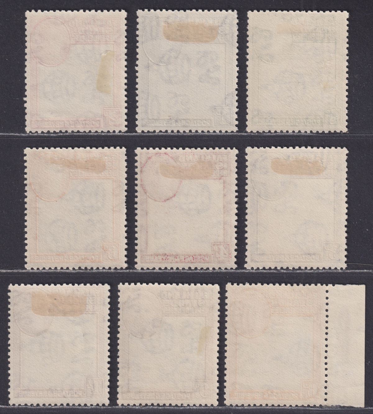 Falkland Islands Dependencies 1946 KGVI Thick Map Set Mint SG G1-G8 cat £14+