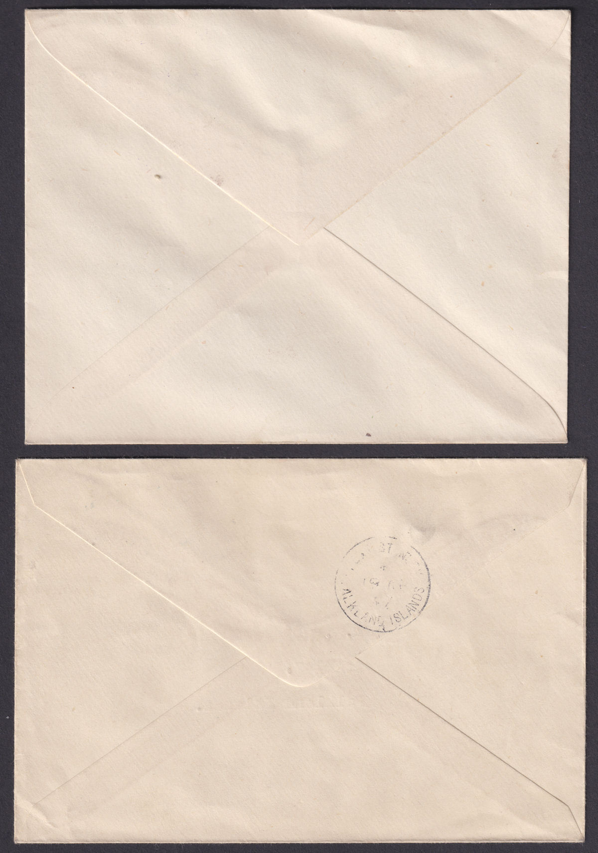 Falkland Islands Dependencies 1947 KGVI Victory 1d 3d Used Covers SOUTH ORKNEYS