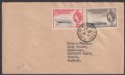 Falkland Islands Dependencies 1962 QEII 2d 1d Used Cover BASE E / STONINGTON IS