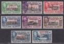 Falkland Islands Dependencies 1944 KGVI Graham Land Overprint Set Used SG A1-A8