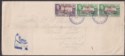 Falkland Islands Dependencies 1945 KGVI Graham Land Opt Censor Cover Used to UK