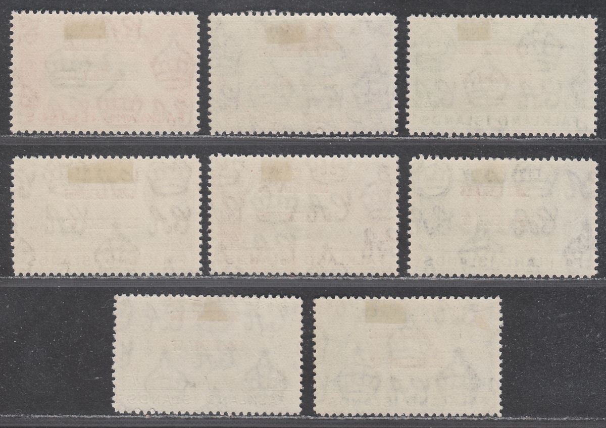 Falkland Islands Dependencies 1944 KGVI Sth Shetlands Overprint Set Mint SG D1-8