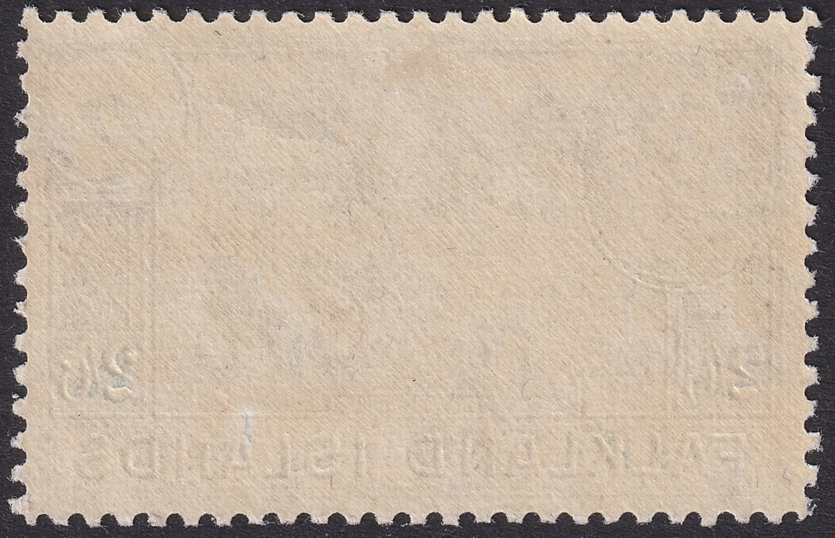 Falkland Islands 1944 KGVI Penguins 2sh6d Slate Mint SG160 cat £65