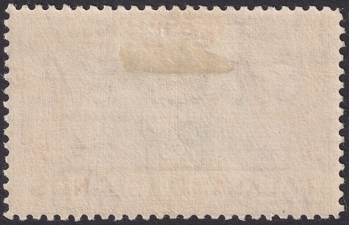 Falkland Islands 1938 KGVI 5sh Blue and Chestnut Mint SG161 cat £160