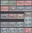 Click for more photos and details Falkland Islands 1938-50 King George VI Part Set to 1sh3d Used