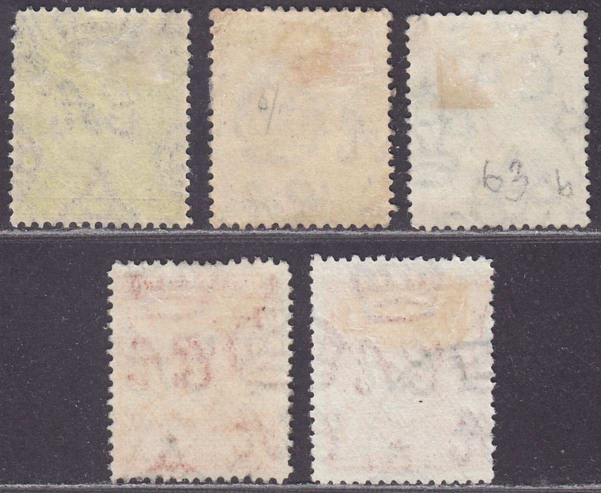 Falkland Islands South Georgia 1912-32 KGV to 1sh Used w SOUTH GEORGIA Postmarks
