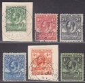 Click for more photos and details Falkland Islands 1929 KGV Fin Whale and Penguins Part Set to 1sh Used