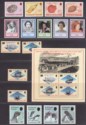 Click for more photos and details Falkland Islands 1986-87 QEII Selection Mint Seashells, Penguins, Seals, Fungi