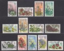 Click for more photos and details Falkland Islands 1971 QEII Flowers Decimal Surcharge Set Used SG263-275 cat £22
