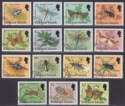 Click for more photos and details Falkland Islands 1984 QEII Insects and Spiders Set Used SG469A-483A cat £18