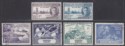 Click for more photos and details Falkland Islands 1946-49 KGVI Victory Pair / 75th Anniv UPU Set Used