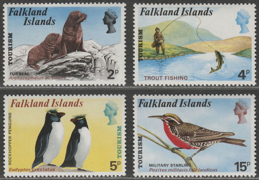 Falkland Islands 1974 QEII Tourism Mint Set