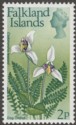 Click for more photos and details Falkland Islands 1974 QEII Flowers 2p wmk Upright Mint SG294
