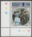 Click for more photos and details Falkland Islands 1985 Queen Mother 22p Wmk Inverted Mint SG506w