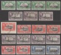 Click for more photos and details Falkland Islands 1938-50 KGVI Set to 4d with Shades Used SG146-154