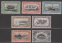 Click for more photos and details Falkland Islands 1933 KGV Centenary Set to 6d Mint SG127-133 cat £170