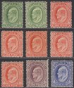 Falkland Islands 1904 King Edward VII Set to 2½d Mostly Mint SG43-46