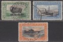 Falkland Islands 1933 KGV Centenary ½d, 1½d, 4d Used cat £70