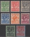 Falkland Islands 1929 KGV Fin Whale + Penguins Set to 2sh6d Most Mint SG116-123