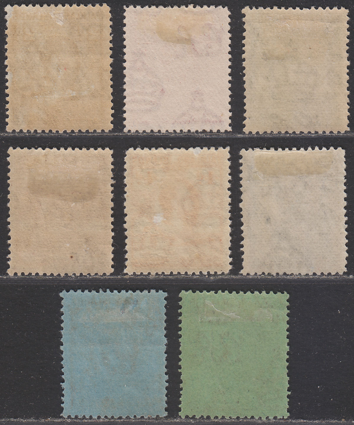 Falkland Islands 1929 KGV Fin Whale + Penguins Set to 2sh6d Most Mint SG116-123