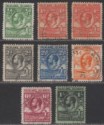 Falkland Islands 1929 KGV Fin Whale and Penguins Set to 1sh Used SG116-122