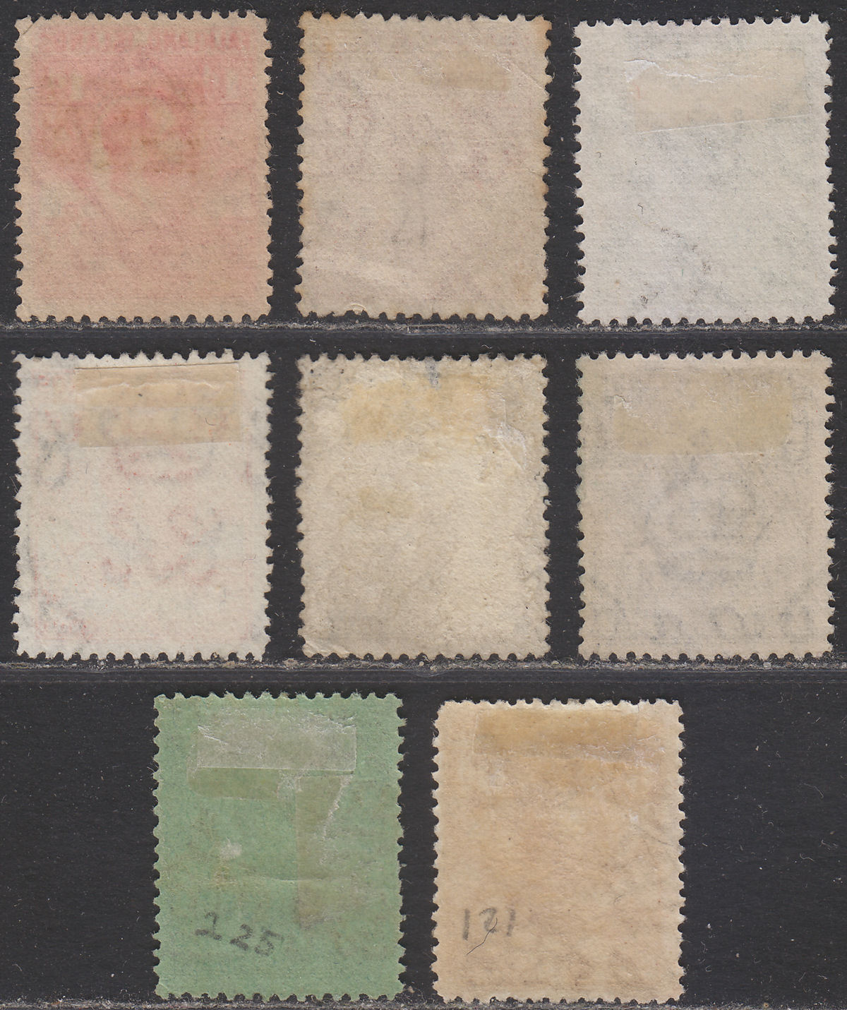 Falkland Islands 1929 KGV Fin Whale and Penguins Set to 1sh Used SG116-122