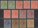 Falkland Islands 1921-28 King George V Part Set to 1sh Mint