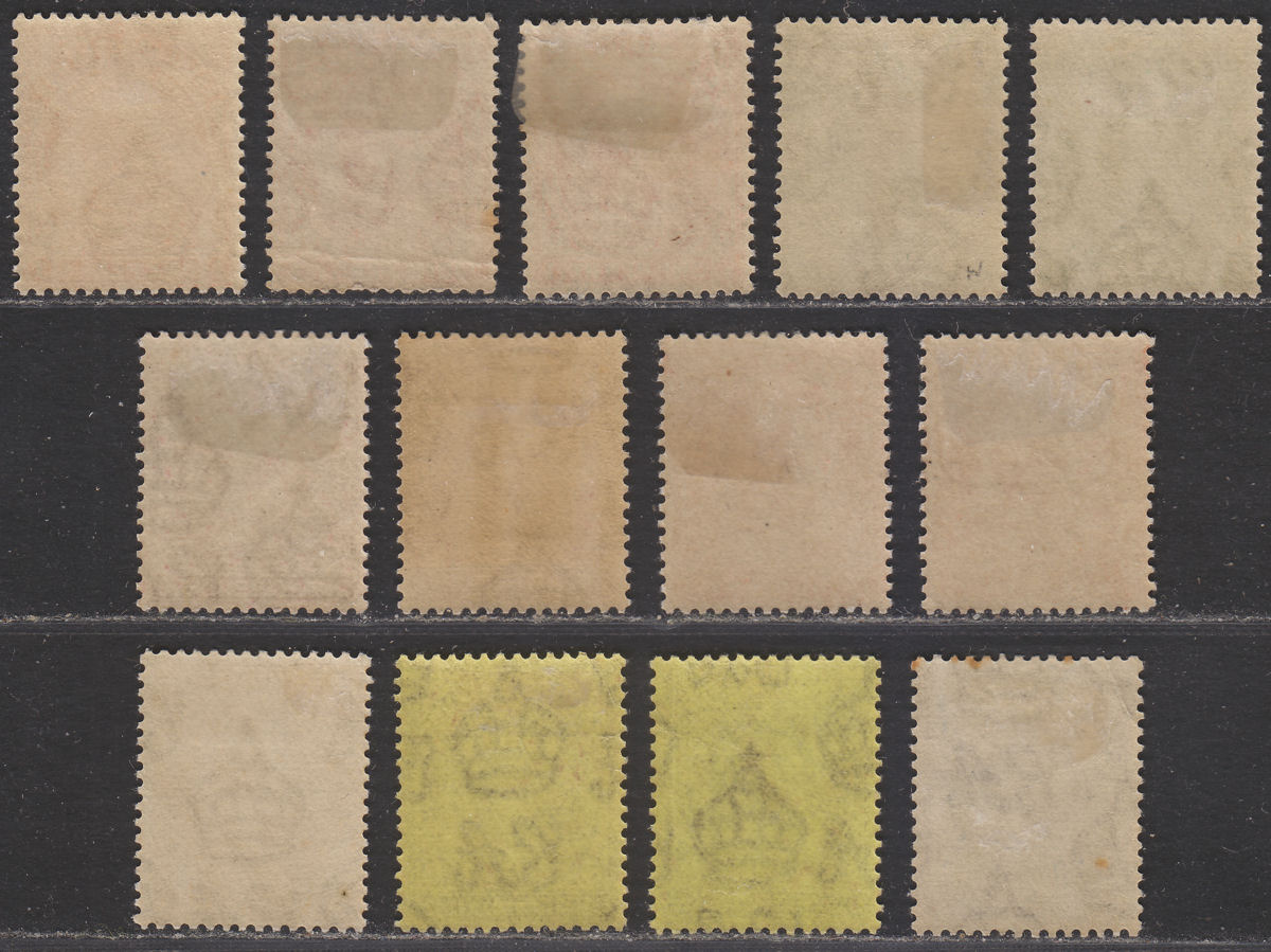 Falkland Islands 1921-28 King George V Part Set to 1sh Mint